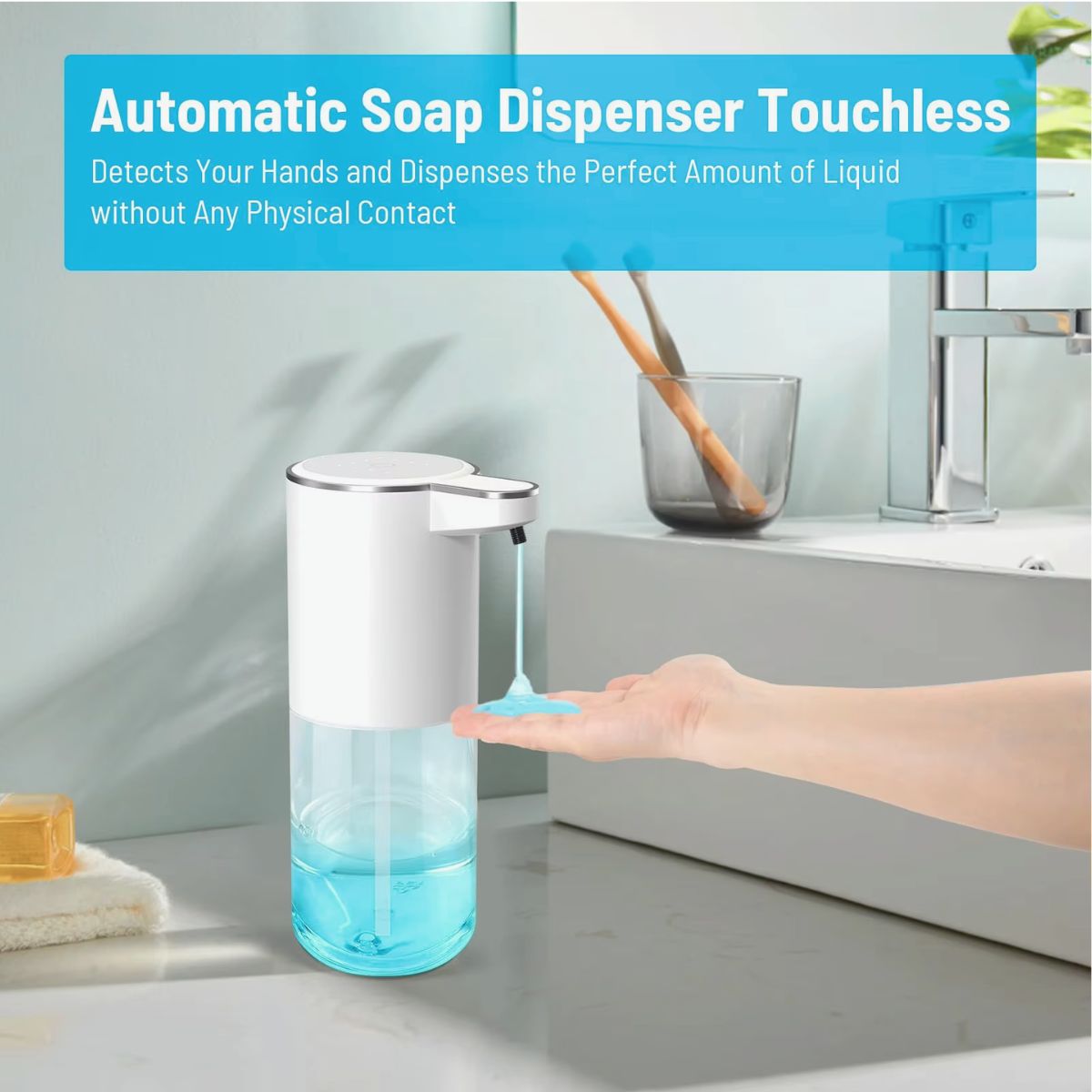 Touchless Rechargeable Foam Soap Dispenser