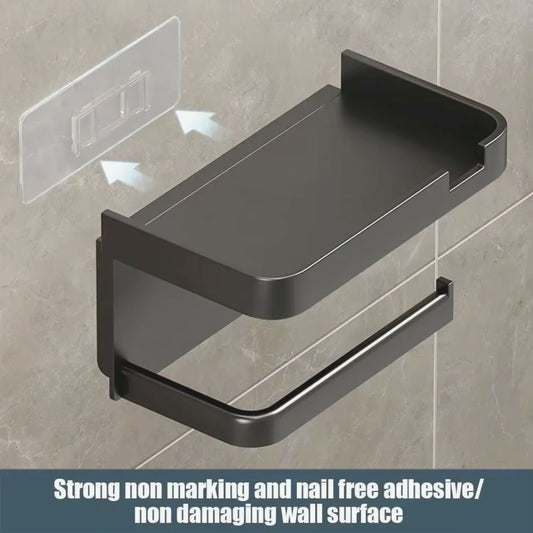 Wall-Mounted Rustproof Toilet Paper Holder